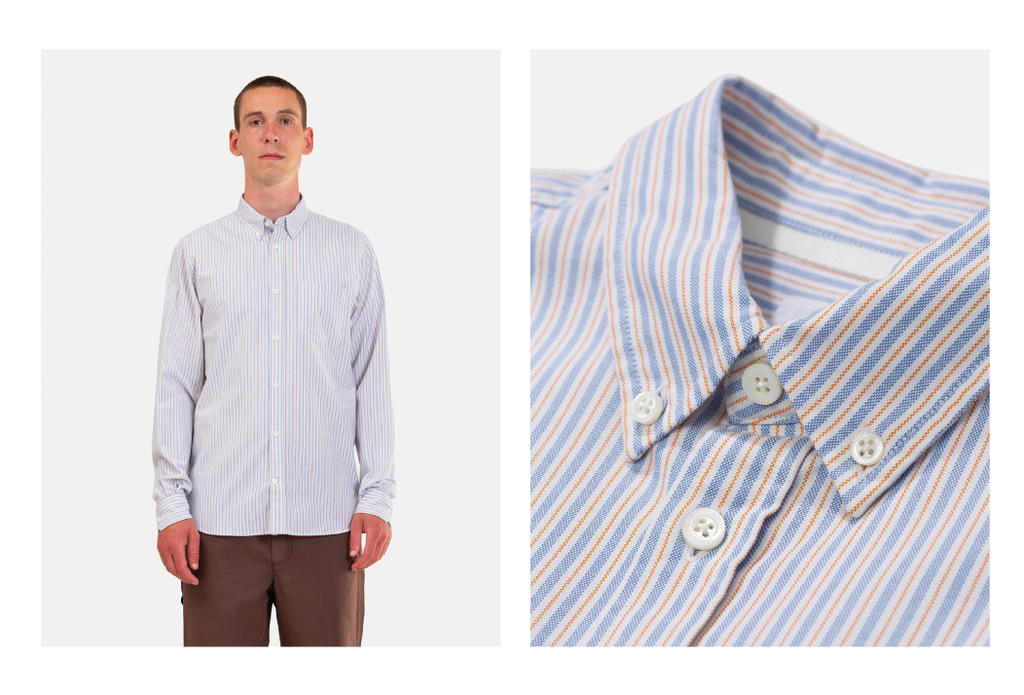 Norse Projects Anton Oxford Shirt - Clouded Blue