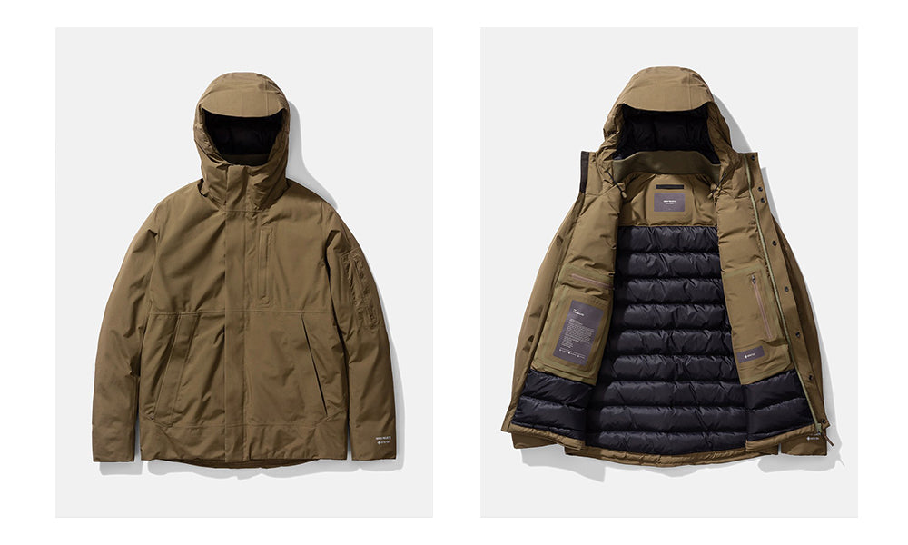 Norse Projects Fyn Down 2.0 Gore Tex Parka - Shale Stone