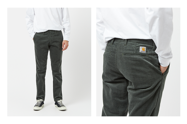 Carhartt-WIP Sid Pant Cord Chino (Slim) - Boxwood Green