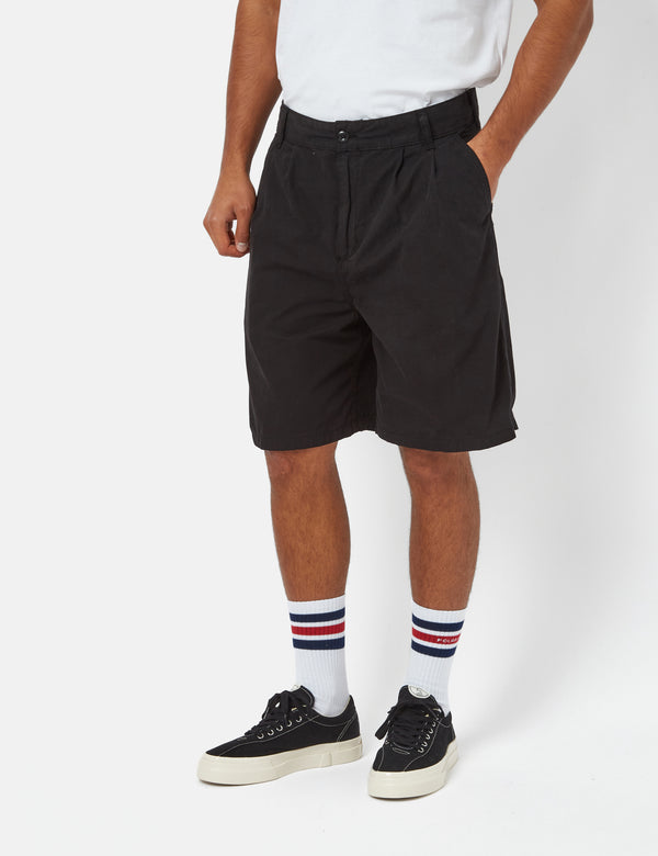 Carhartt WIP Landon Short  Black (heavy stone wash) – Page Landon