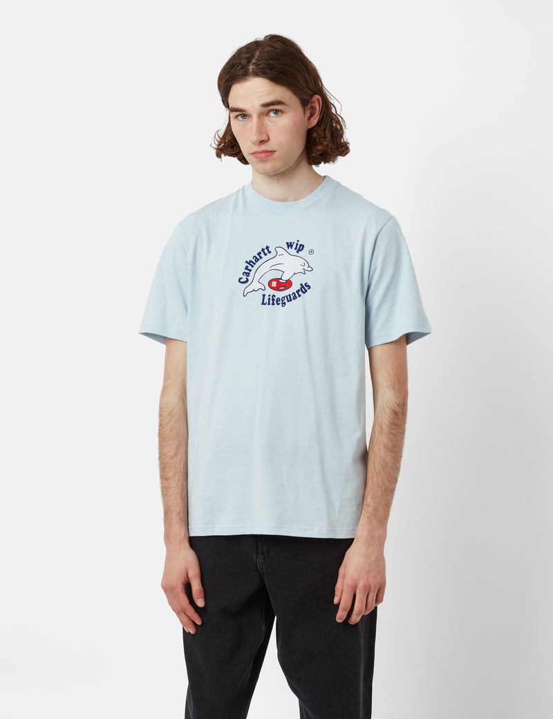 Carhartt-WIP Lifeguards T-Shirt (Organic) - Icarus Blue I Urban Excess ...