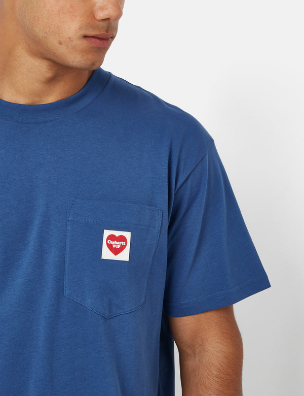 Carhartt-WIP Double Heart EXCESS - (Organic) Excess. – Urban URBAN I T-Shirt Blue