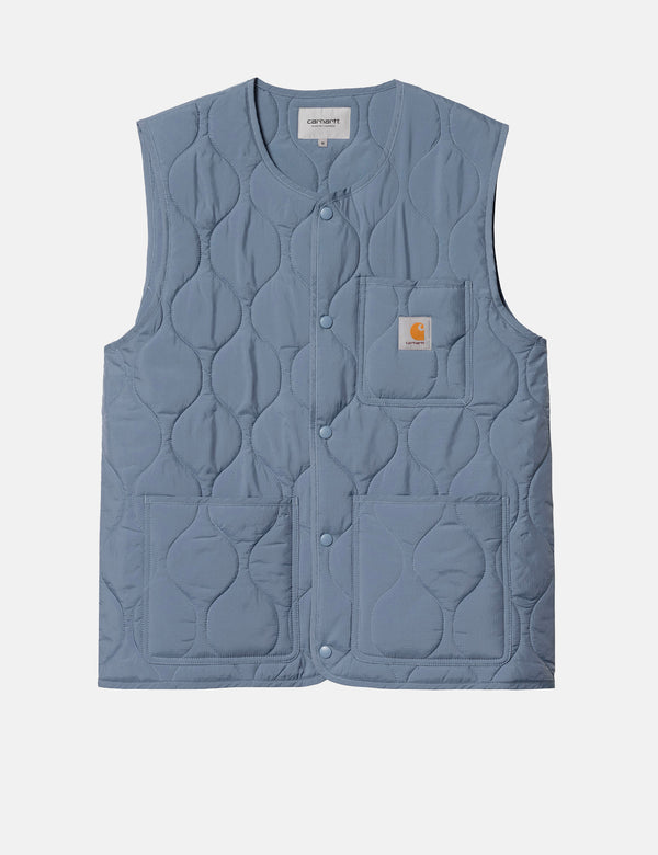 Carhartt-WIP Arbor Vest - Bay Blue Aged Canvas | Urban Excess 