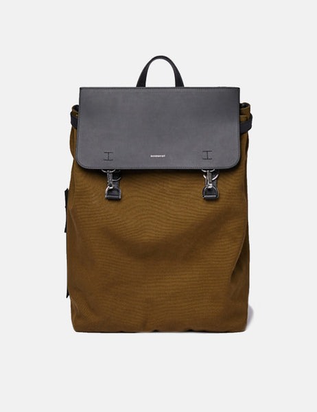 Sandqvist Hege Backpack (Metal Hook) - Olive Green