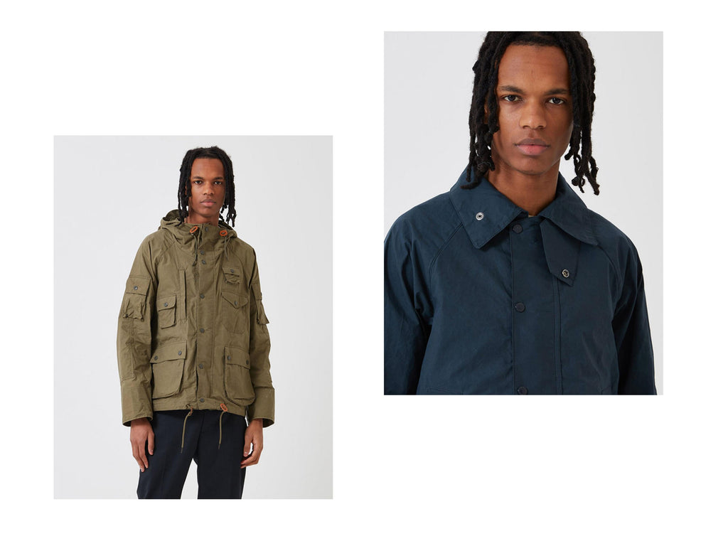 barbour x engineered garments ss19