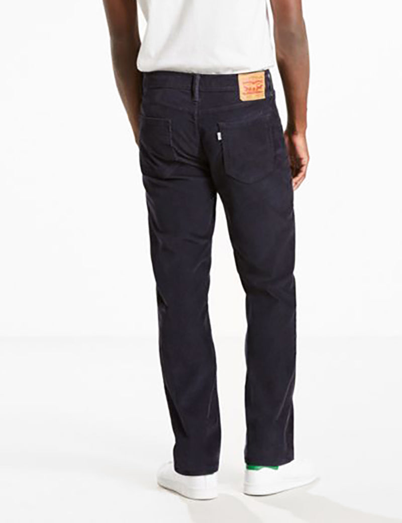 Levis 514 Cord Jeans (Straight) - Carbon Ink Black | URBAN EXCESS.