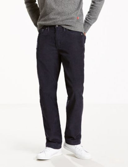 Levis 514 Cord Jeans (Straight) - Carbon Ink Black | URBAN EXCESS.