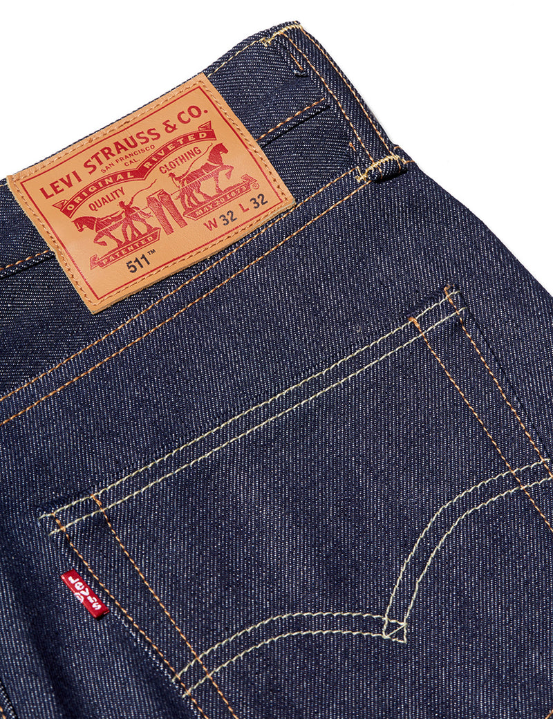 levi's 511 selvedge rigid urn