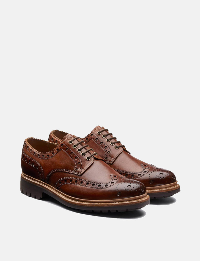 Chaussures Grenson Archie Brogue - Tan 