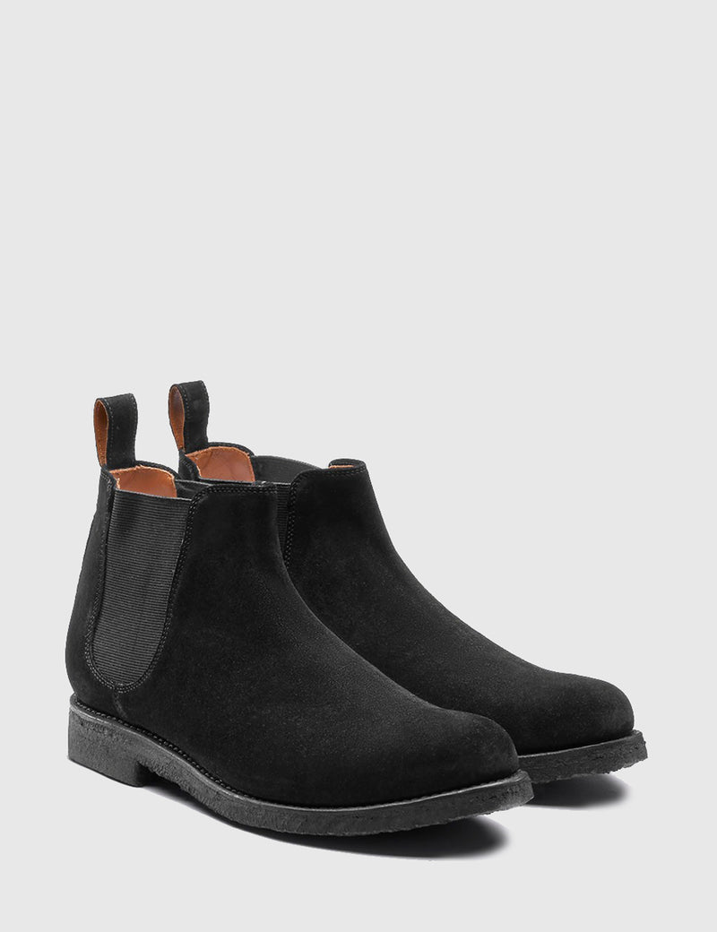 grenson suede chelsea boots