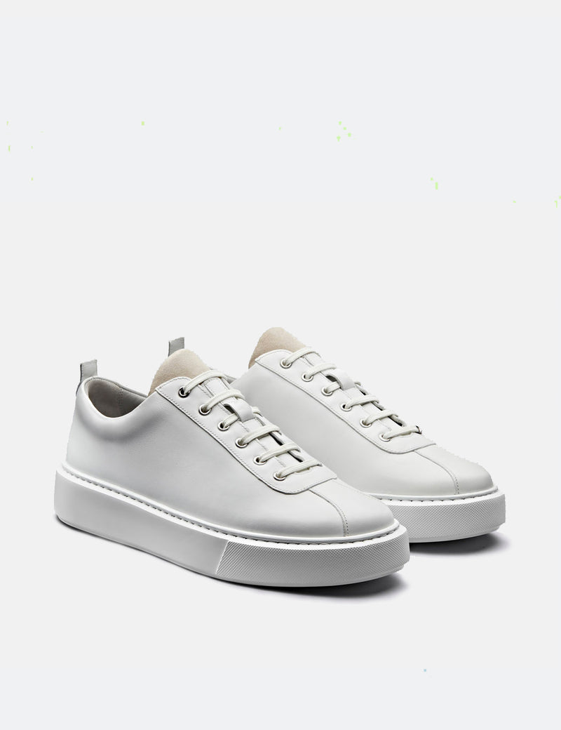 grenson white sneakers