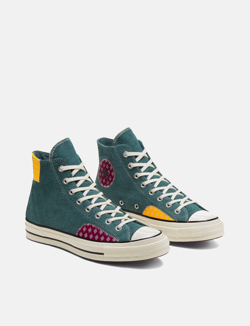 converse chuck taylor 1970s hi patchwork