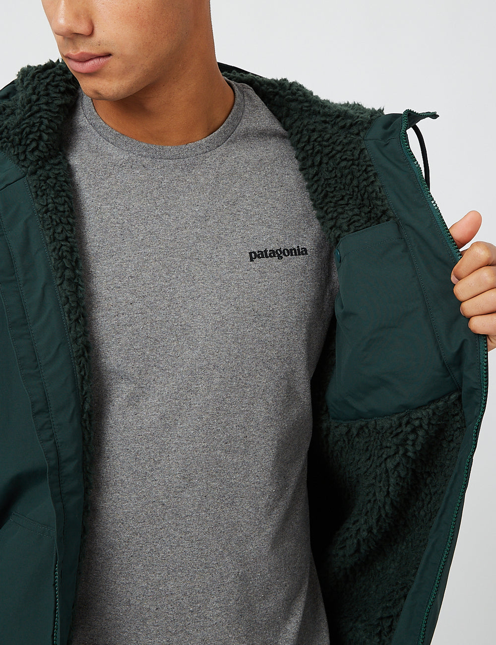 Patagonia Lined Isthmus Hoody - Northern Green | URBAN EXCESS.