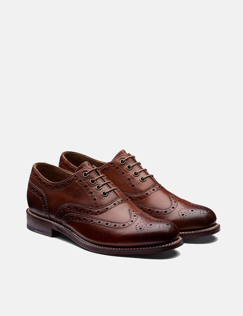 tan brogues womens