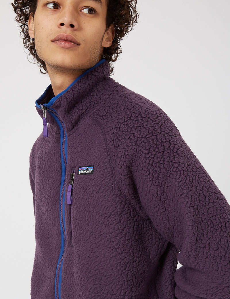 patagonia パタゴニア レトロパイルジャケット L パープル