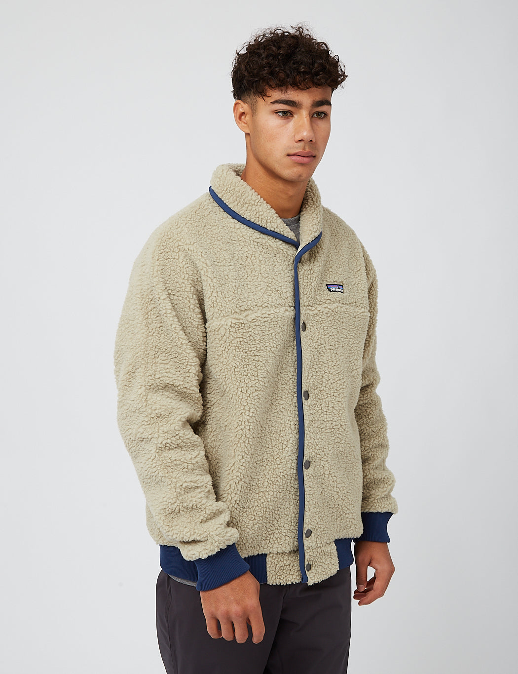 Patagonia Snap Front Retro-X Jacket - Pelican Beige | URBAN EXCESS.