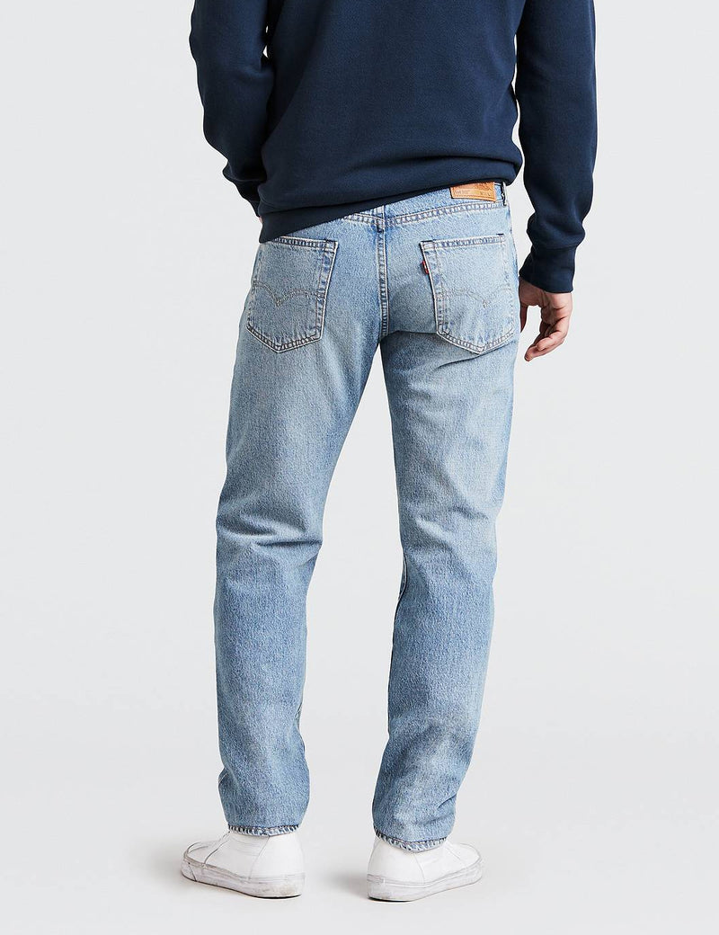 Levis 502 Jeans (Regular Tapered) - Powder Puff Warp Blue | URBAN EXCESS.