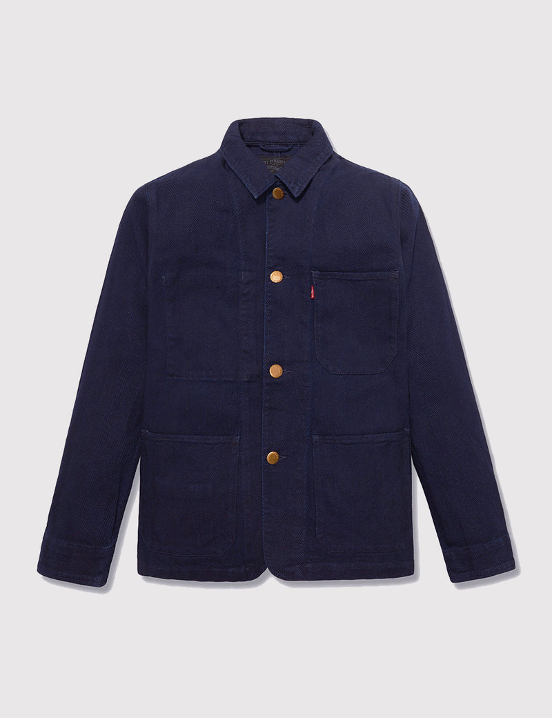 Levis Engineers Worker Jacket - Indigo Herringbone | URBAN EXCESS.