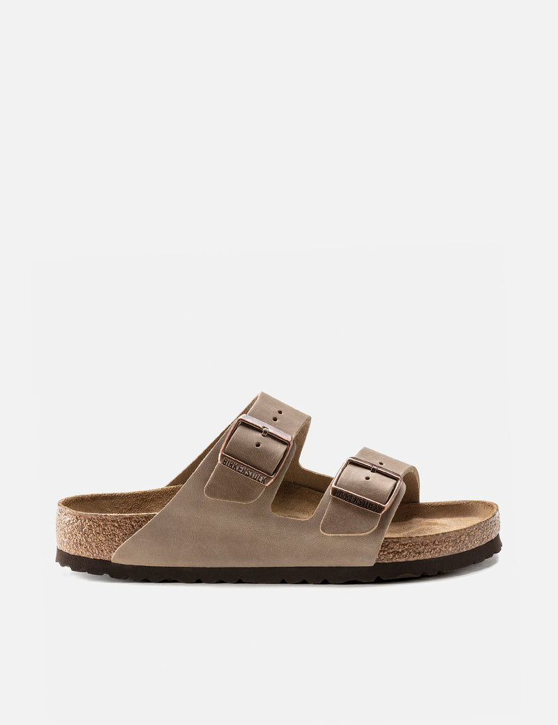 Birkenstock Arizona Sandal (Oiled Leather) - Tobacco Brown I Urban ...