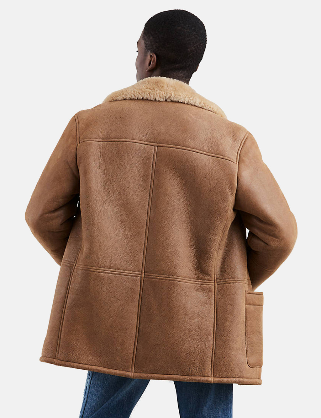 Levis Made & Crafted Shearling Ranch Coat - Bone Brown | URBAN EXCESS.