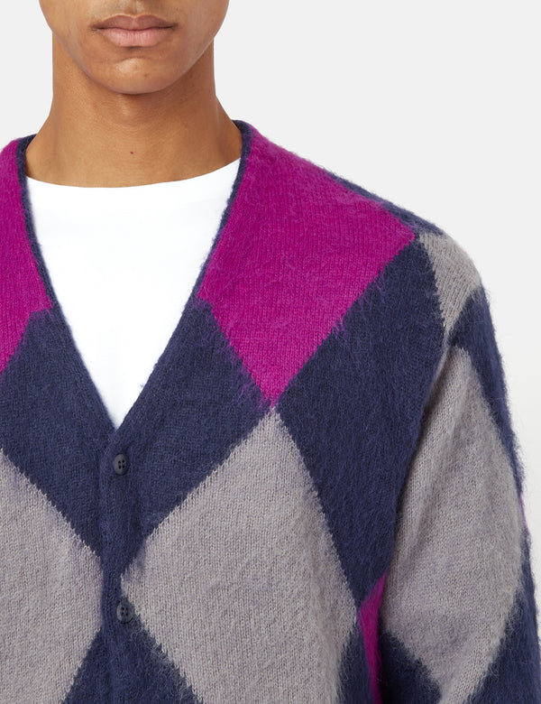 OBEY Totem Cardigan - Purple Flower I Urban Excess. – URBAN EXCESS USA