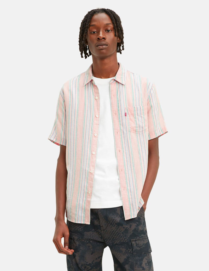 Levis Sunset One Pocket Striped Shirt - Aiden Farallon I URBAN EXCESS.