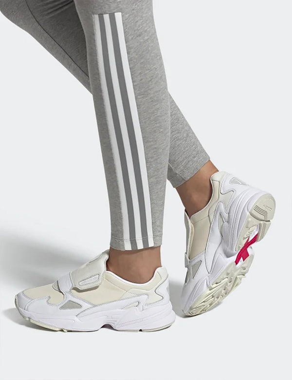 adidas originals falcon rx cord trainers in black and pink