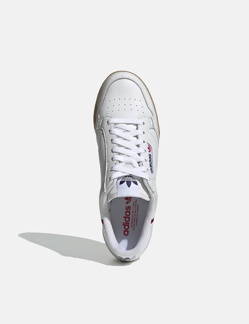 Adidas Continental 80 (EE5393) White/Navy/Scarlet URBAN EXCESS.