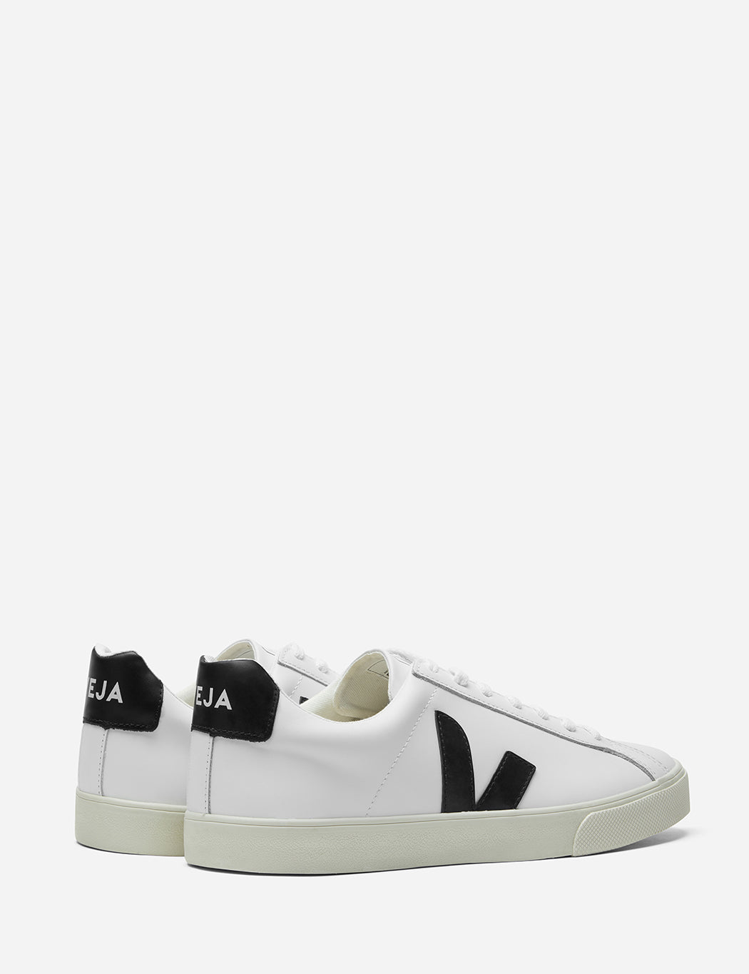 esplar white leather trainers