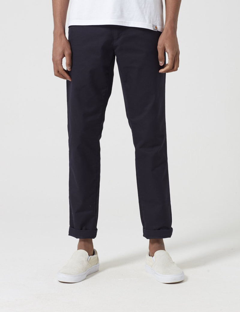 Carhartt-WIP Sid Pant Chino (Slim) - Dark Navy Blue I URBAN EXCESS.