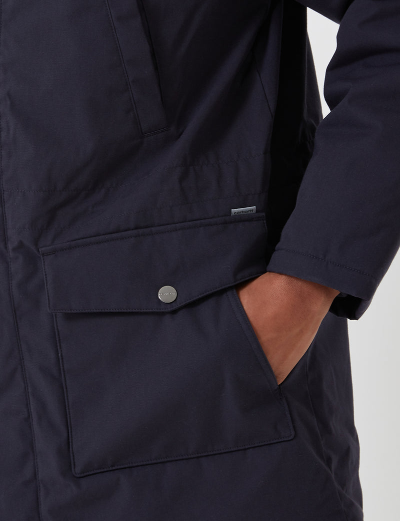 Carhartt Tropper Parka - Dark Navy Blue | URBAN EXCESS.