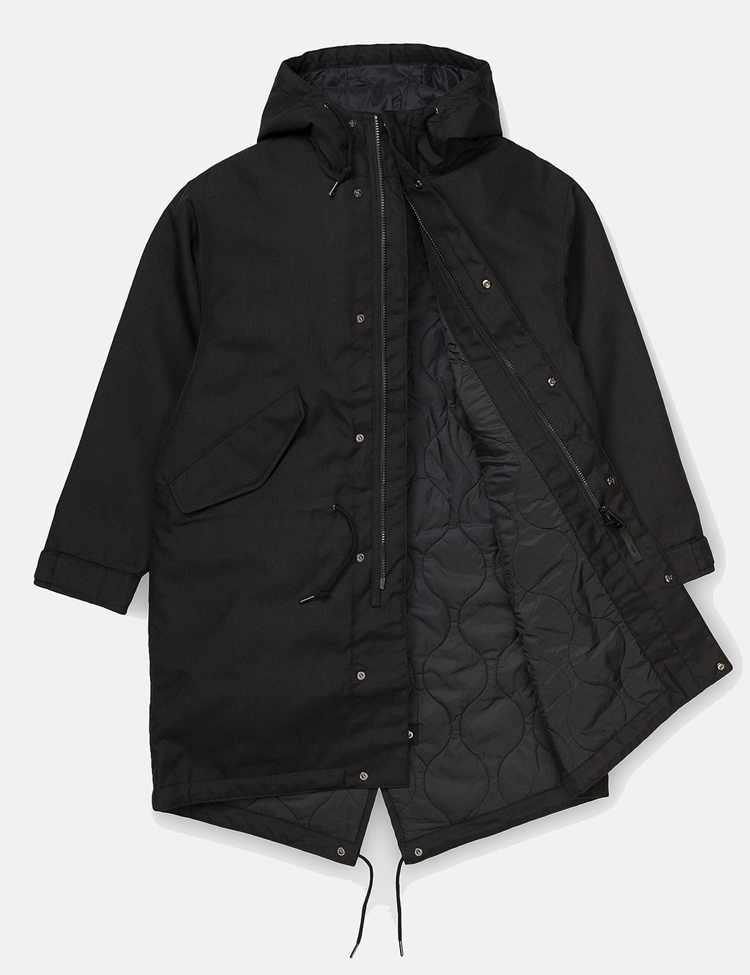 Womens Carhartt-WIP Addison Parka - Black I URBAN EXCESS.