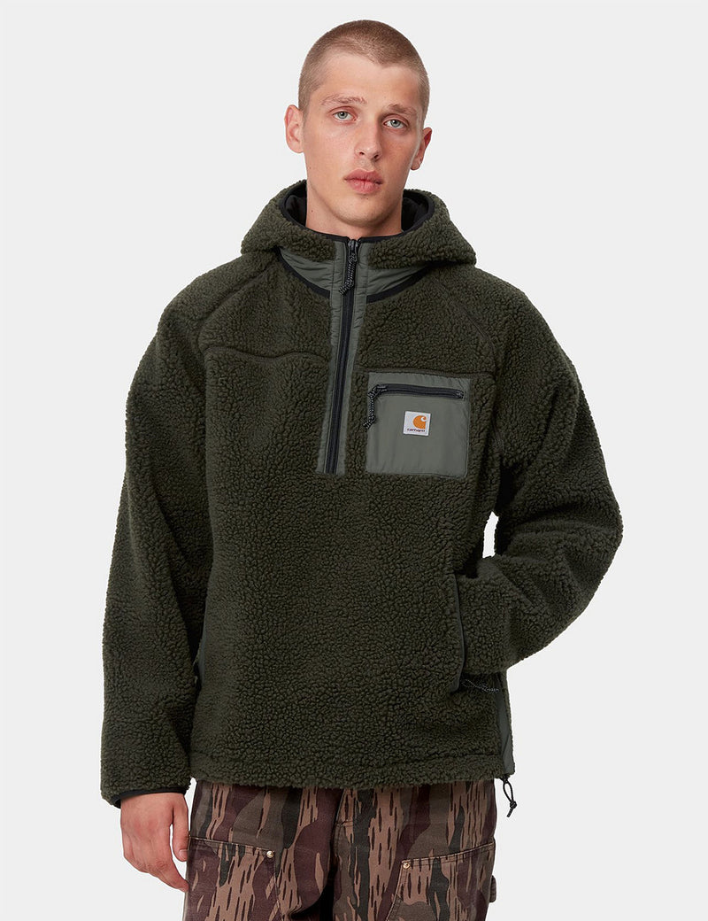 Carhartt-WIP Prentis Fleece Pullover - Cypress/Thyme | URBAN EXCESS.