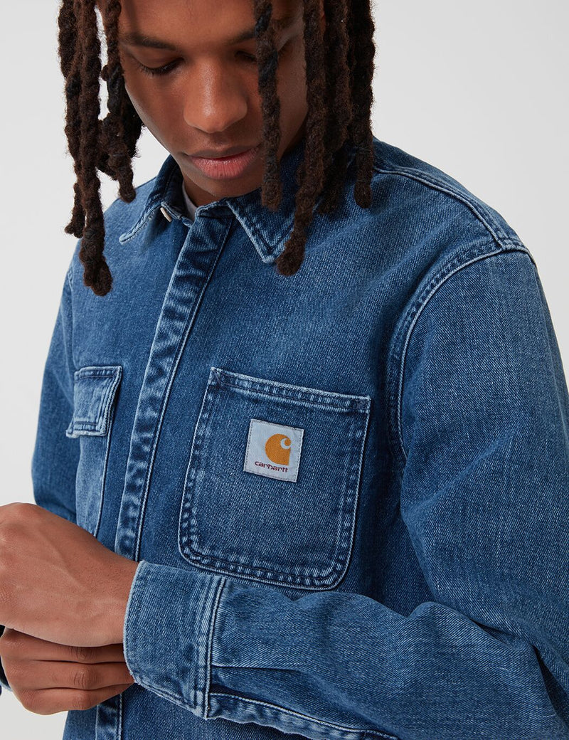 carhartt wip denim shirt