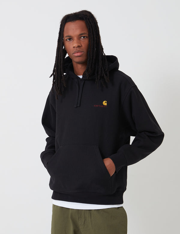 Carhartt WIP Hooded Chase Sweatshirt  Black – Page Hooded Chase Sweatshirt  – Carhartt WIP USA