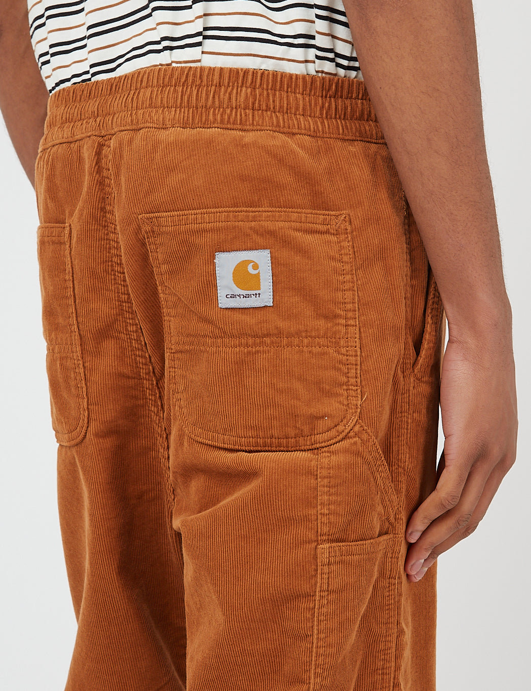 Carhartt-WIP Flint Pant (Corduroy, 8oz) - Rum Rinsed | URBAN EXCESS