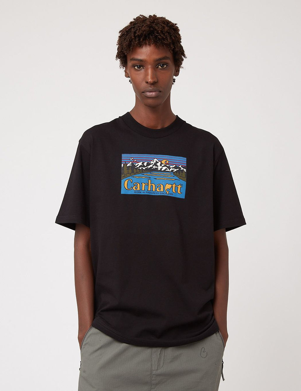 Carhartt-WIP Great Outdoors T-Shirt - Black I URBAN EXCESS.