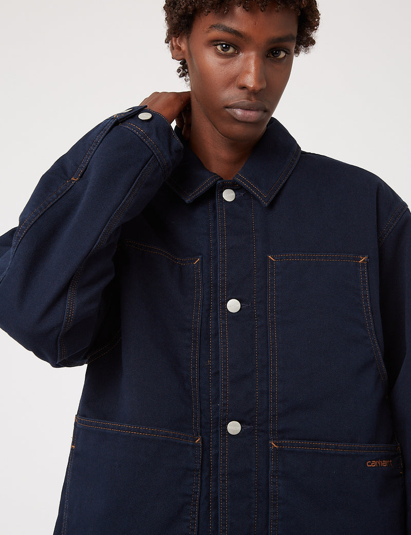 Carhartt-WIP Double Front Jacket - Astro Navy Blue I URBAN EXCESS.