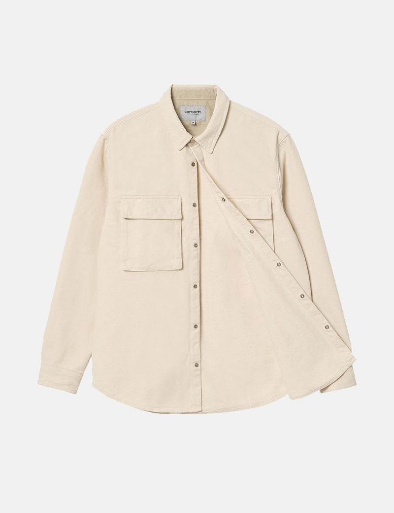 Carhartt-WIP Monterey Shirt Jacket Overshirt - Natural I URBAN EXCESS.