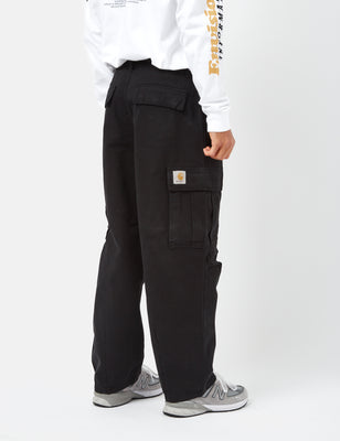 Carhartt-WIP Regular Cargo Pant (Moraga Twill) - Black I Urban Excess. –  URBAN EXCESS