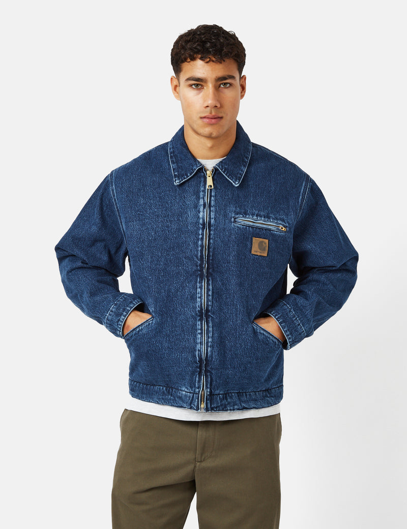 Carhartt-WIP Rider Jacket (Denim) - Blue Stone Washed