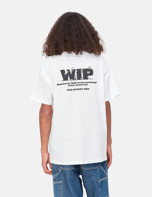 CARHARTT WIP Pest Control Logo-Print Cotton-Jersey T-Shirt for Men