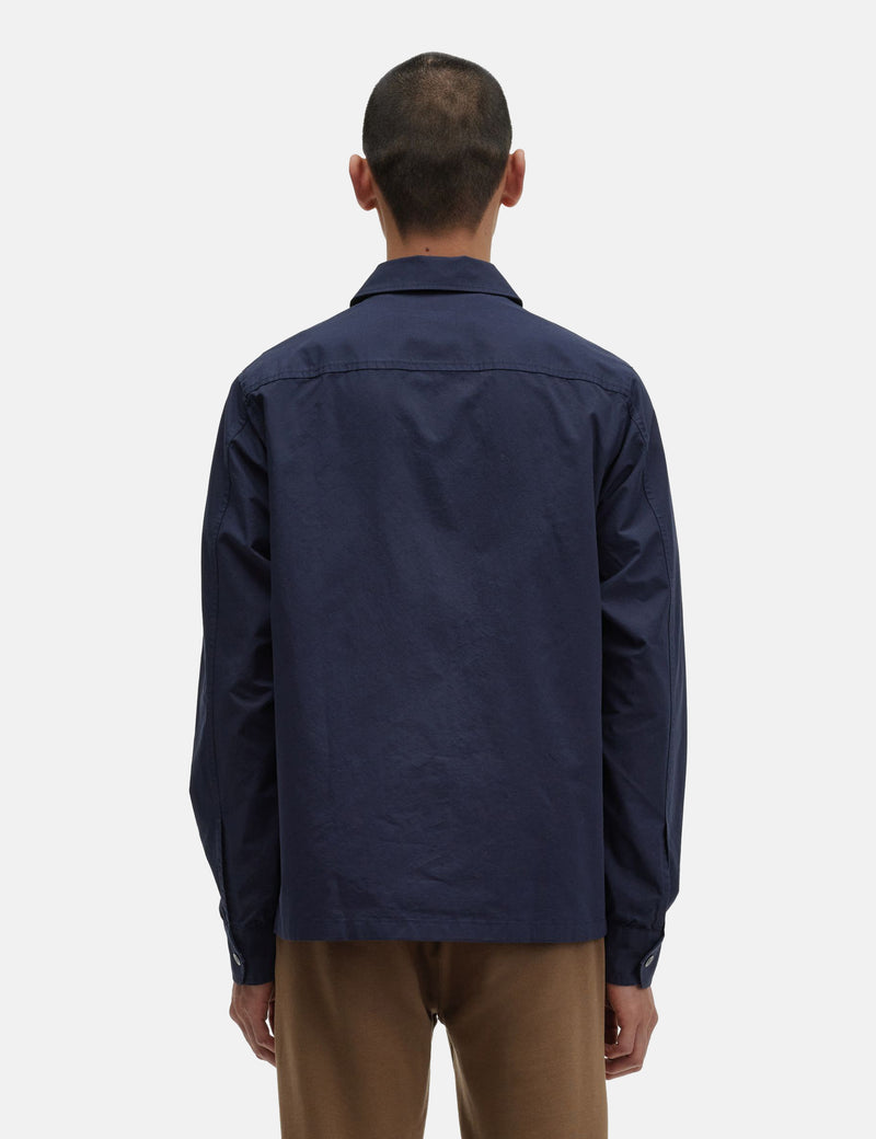 Fred Perry Lightweight Overshirt - Navy Blue I Urban Excess. – URBAN EXCESS