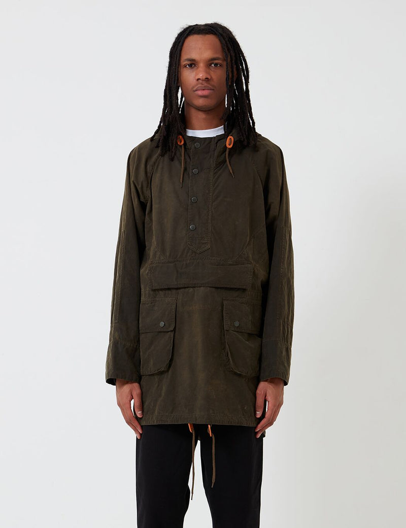 barbour washed highland parka