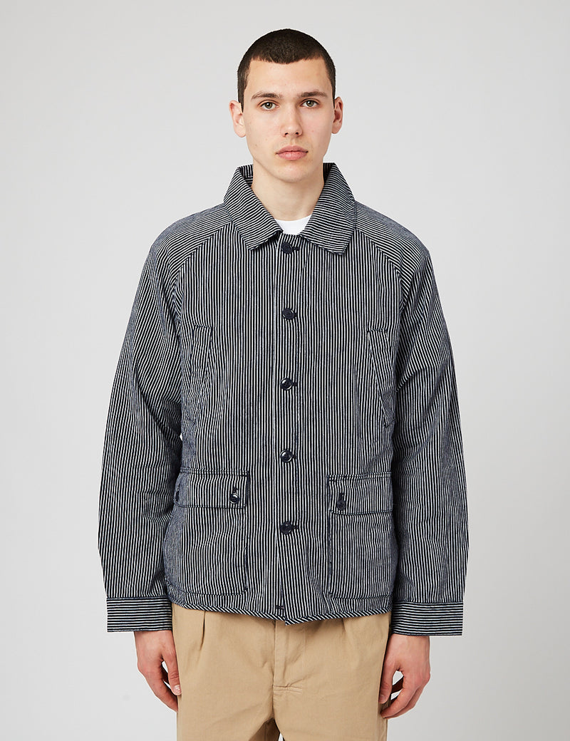 Barbour Hickory Jacket - Navy Blue I URBAN EXCESS.