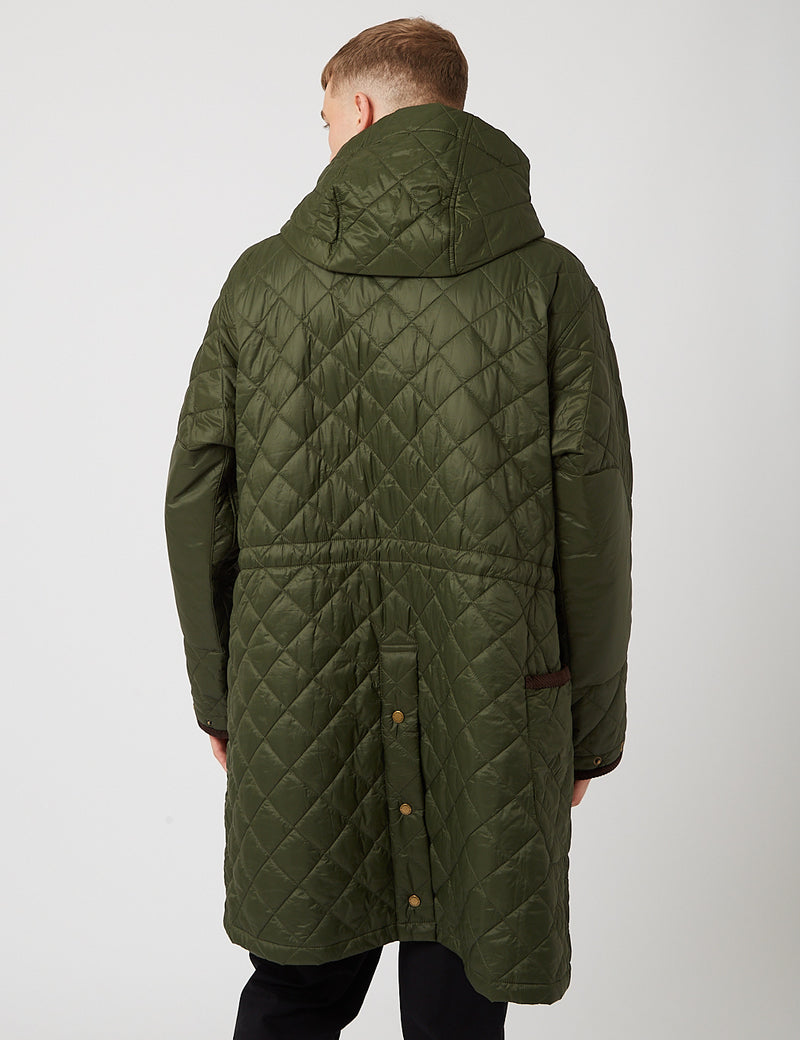 Barbour x Engineered Garments Jankees Quilted Jacket - Olive | UE