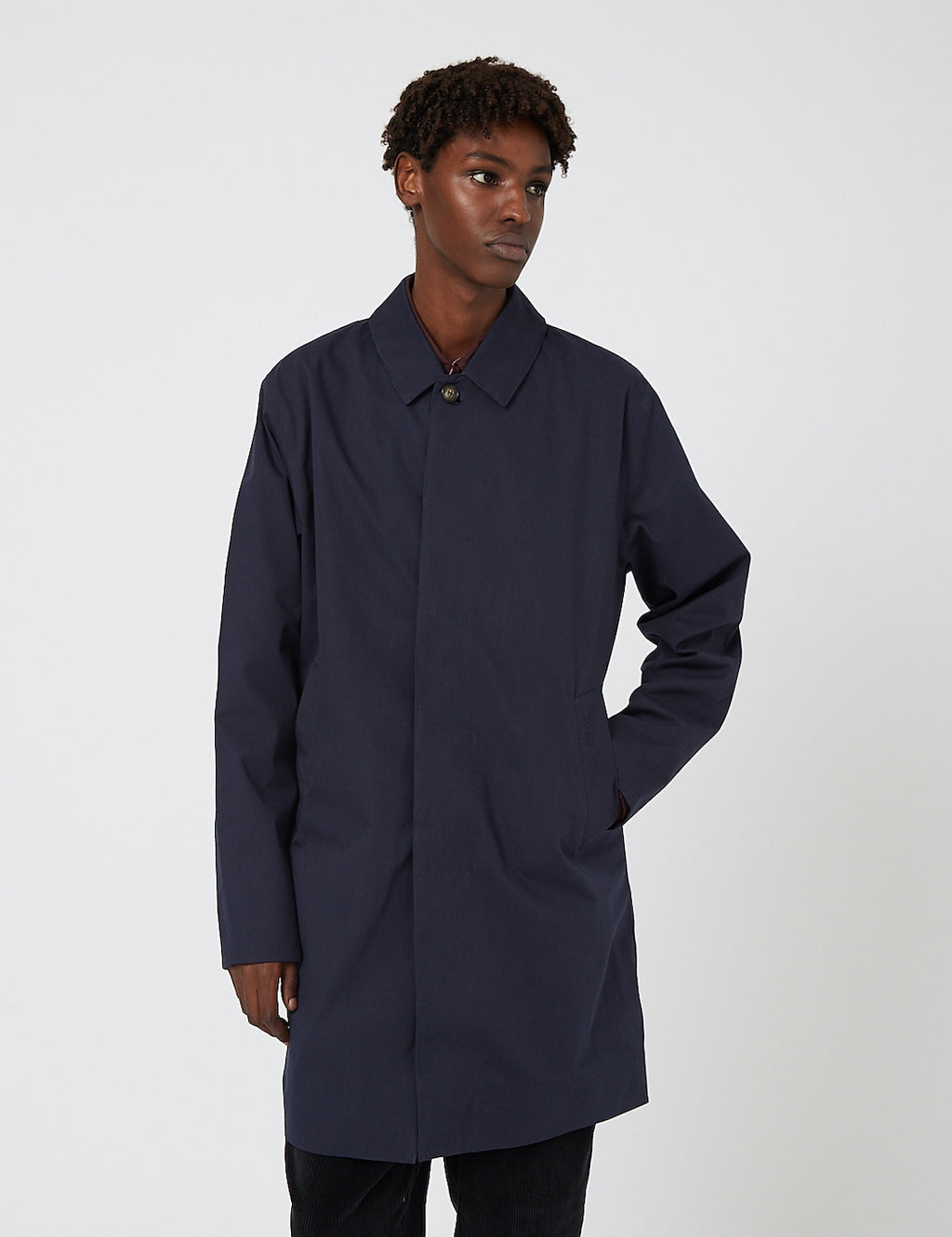 Barbour Lorden Waterproof Jacket Navy Blue | URBAN EXCESS.