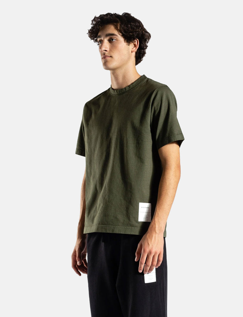Norse Projects Holger Tab Series T-Shirt - Ivy Green