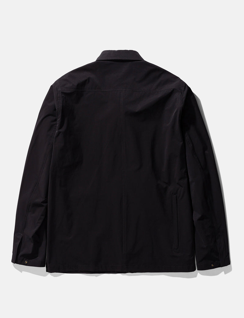 Norse Projects Jens Zip Packable Jacket - Black | URBAN EXCESS.