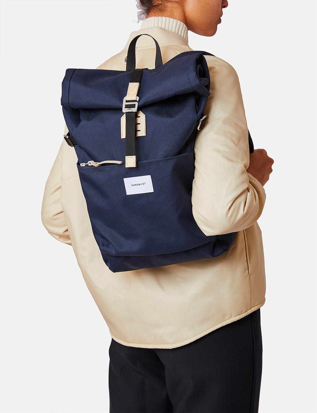 guess blue backpack